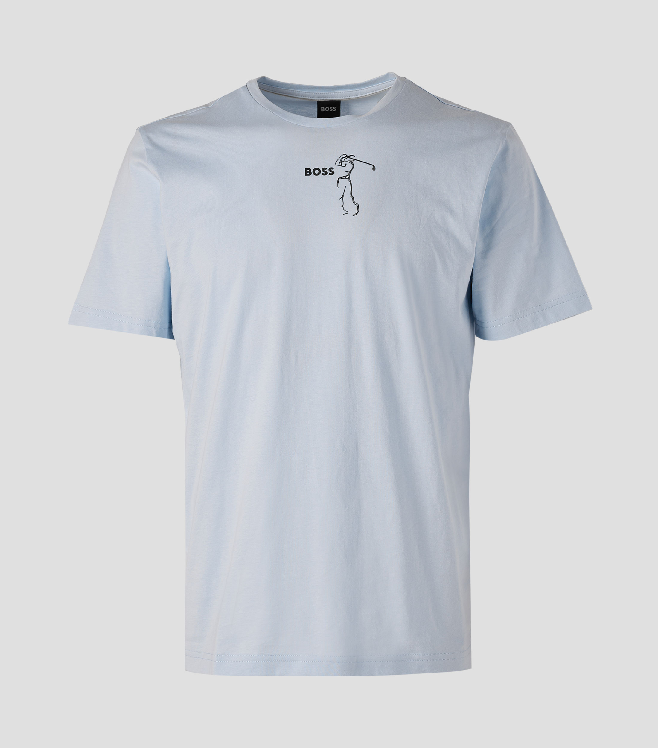 Playera cuello redondo manga corta lisa Hombre